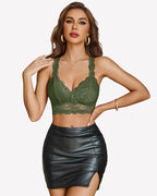 Non Padded Racer Back Bralette Bra