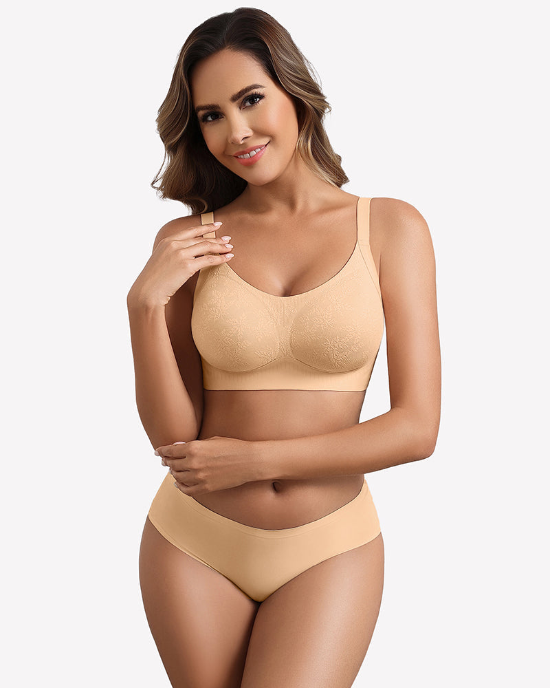 Jelly Wireless Bras Full Coverage Everyday Bras
