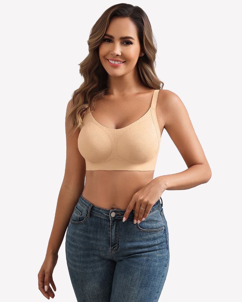 Jelly Wireless Bras Full Coverage Everyday Bras
