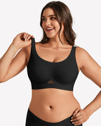 Wireless Jelly Bra - U Neck Seamless Padded Bralette