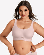 Wireless Jelly Bra - U Neck Seamless Padded Bralette