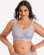 Wireless Jelly Bra - U Neck Seamless Padded Bralette