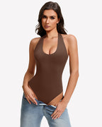 Halter Bodysuit Going Out Backless Tank Top