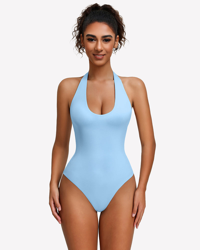 Halter Bodysuit Going Out Backless Tank Top