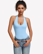 Halter Bodysuit Going Out Backless Tank Top