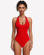 Halter Bodysuit Going Out Backless Tank Top