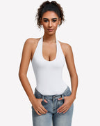 Halter Bodysuit Going Out Backless Tank Top