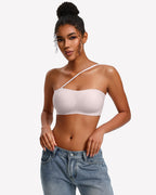 No-Slip Wireless Jelly Strapless Bra with Adjustable Straps