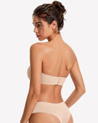 No-Slip Wireless Jelly Strapless Bra with Adjustable Straps