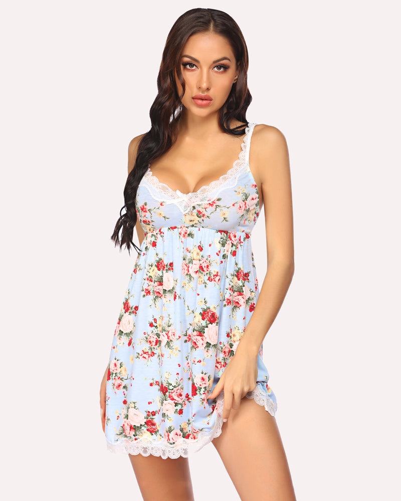 Lace Full Slip Dress Nightgown Sleepwear