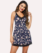 Lace Full Slip Dress Nightgown Sleepwear