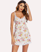 Lace Full Slip Dress Nightgown Sleepwear