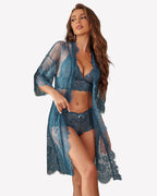 Women Lingerie Set 3 Piece Bra and Panty Sets with Robe