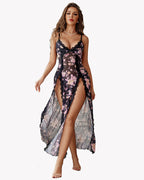 Lace Side Split Nightgown