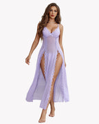 Lace Side Split Nightgown