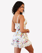Lace V Neck Modal Babydoll Sleepwear