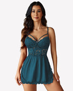 Chain Side Slit Babydoll