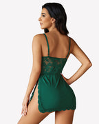 Chain Side Slit Babydoll