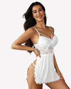 Chain Side Slit Babydoll