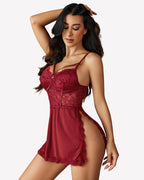 Chain Side Slit Babydoll