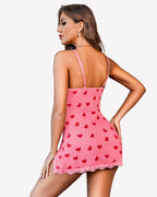 Soft Cotton Lace Trim Sleep Dress