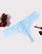 Lace Thongs Panties with Cute Bow