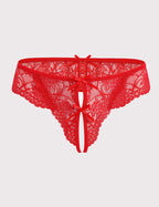 Lace Thongs Panties with Cute Bow