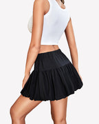 Bubble Puffy Hem A Line Skirts
