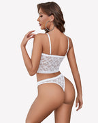 Sheer Lace Bra and Panty Sets