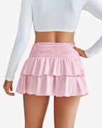 Mini Skirt Layered Ruffle Skirts