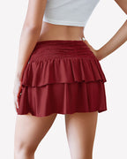 Mini Skirt Layered Ruffle Skirts