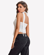 Mesh Tank Y2K Crop Top