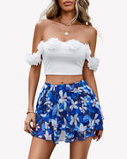 Pleated Mini Skirt Y2k Asymmetrical Skirts