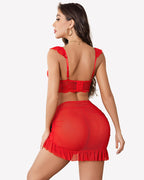 Lingerie Set Lace Bra and Bodydon Dress