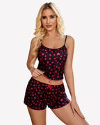 Cami Pajama Sets Ribbed Lounge Set