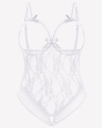 Plus Size Crotchless Exotic Lace Teddies