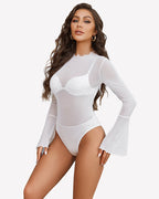 Long Sleeve Rhinestone Bodysuit