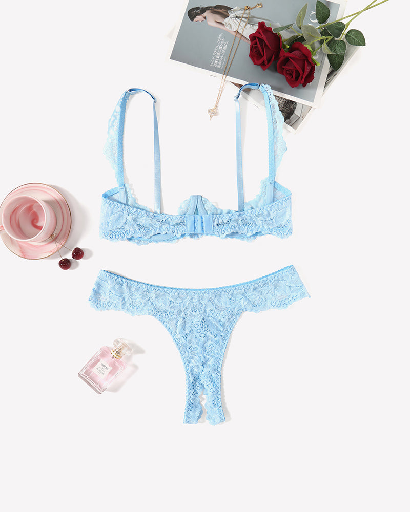 Push Up Lace Bra and Panty Sets