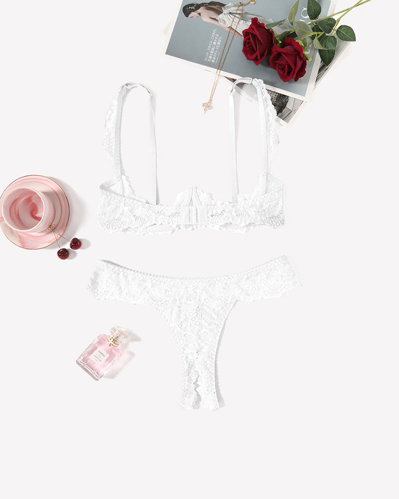 Push Up Lace Bra and Panty Sets
