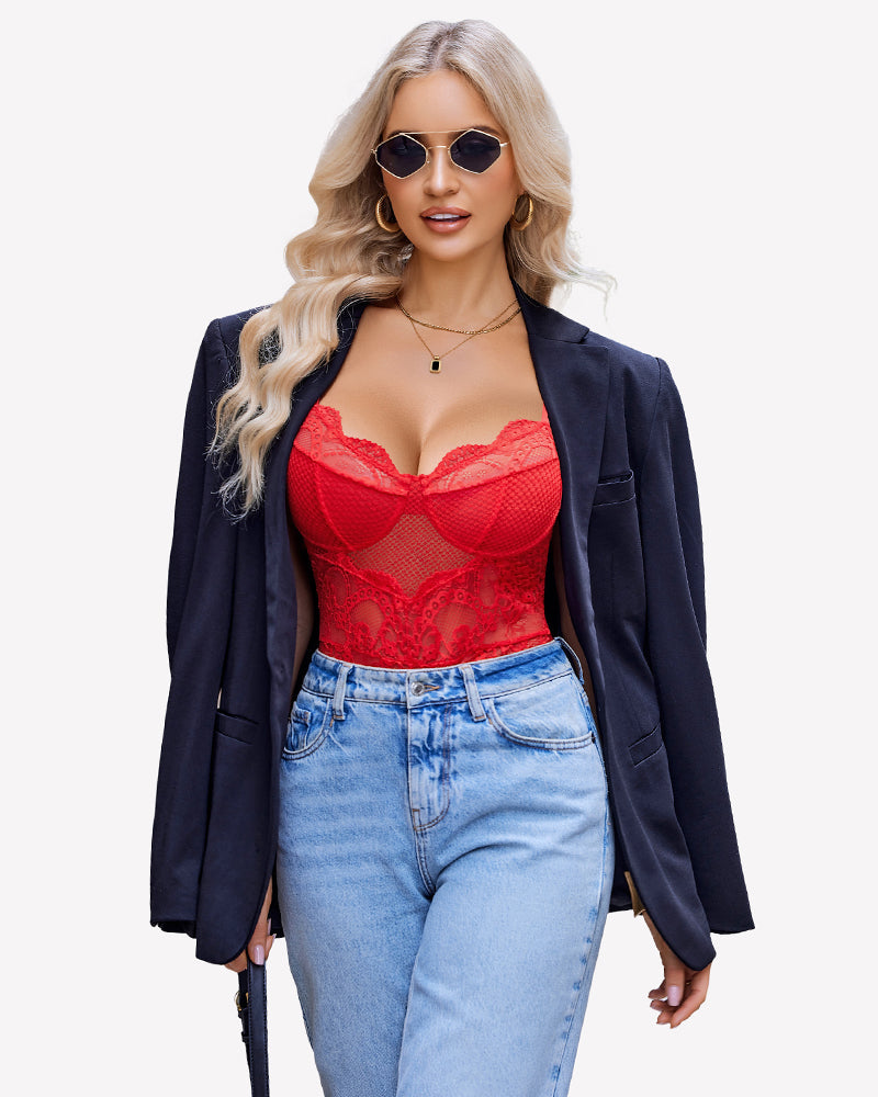 Cut Out Babydoll Crotchless Teddy