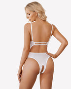 Cut Out Babydoll Crotchless Teddy