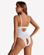 Lace V Neck Mini Bodysuit