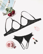 Exotic Lingerie 2 Pieces Bra Panty Set