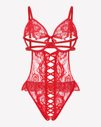 Lace Bodysuit Teddy Lingerie One Piece