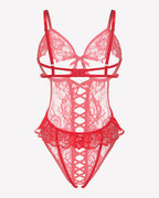 Lace Bodysuit Teddy Lingerie One Piece