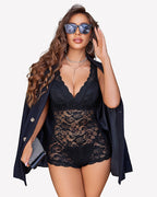 Lace Sexy Short Bodysuit