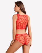 Fishnet Sexy Two Piece Lingeries