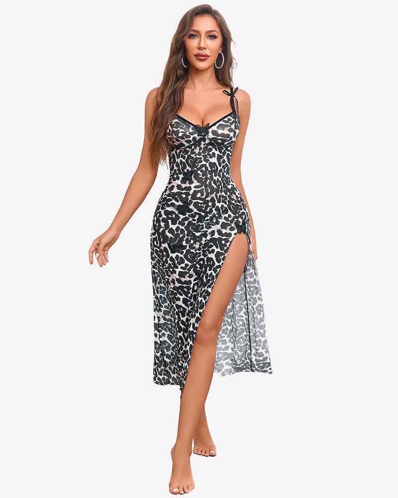 Exotic Nightgowns Sheer Maxi Nightdress