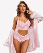 Lace Bra and Panty Sets 2 Piece Outfits