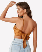 Silk Satin Camisole Y2k Tank Top